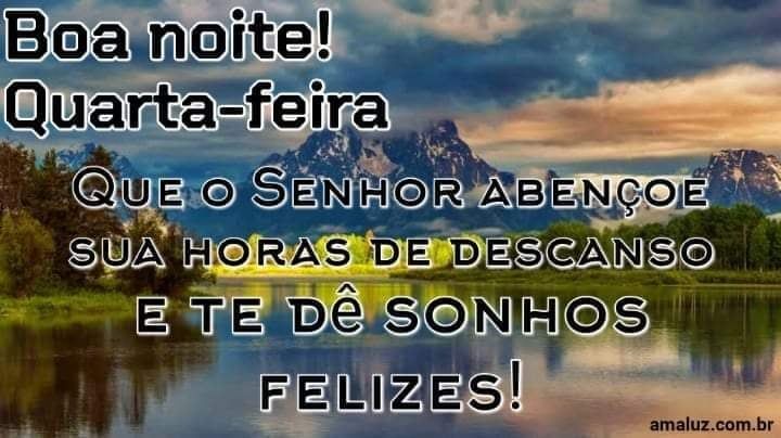 Boa noite que o senhor abençoe sua hora de descanso.