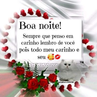 Boa noite sempre penso em você antes de dormir.