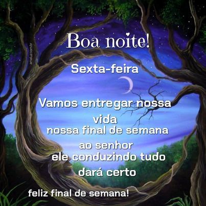Boa noite sexta feira bom final de semana