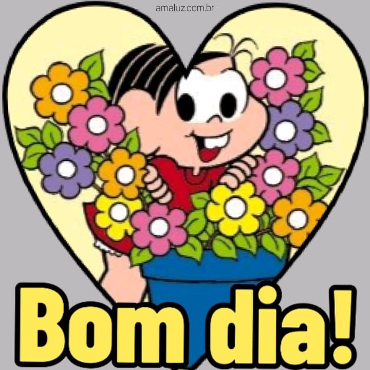 Bom dia com figurinhas