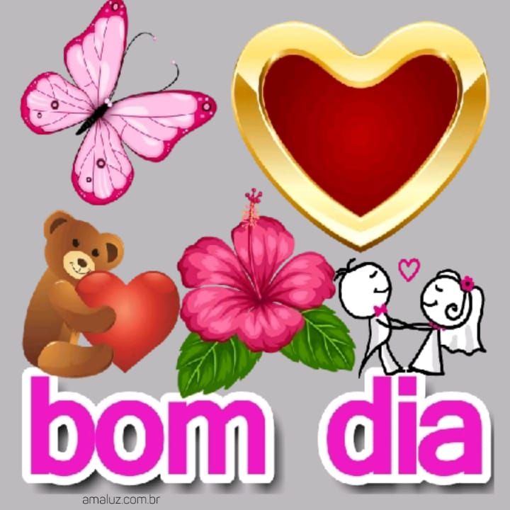 Bom dia com muitas figuras