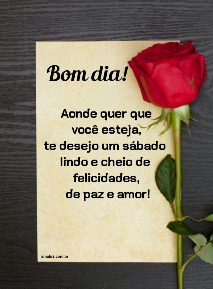 Bom dia com paz e amor 