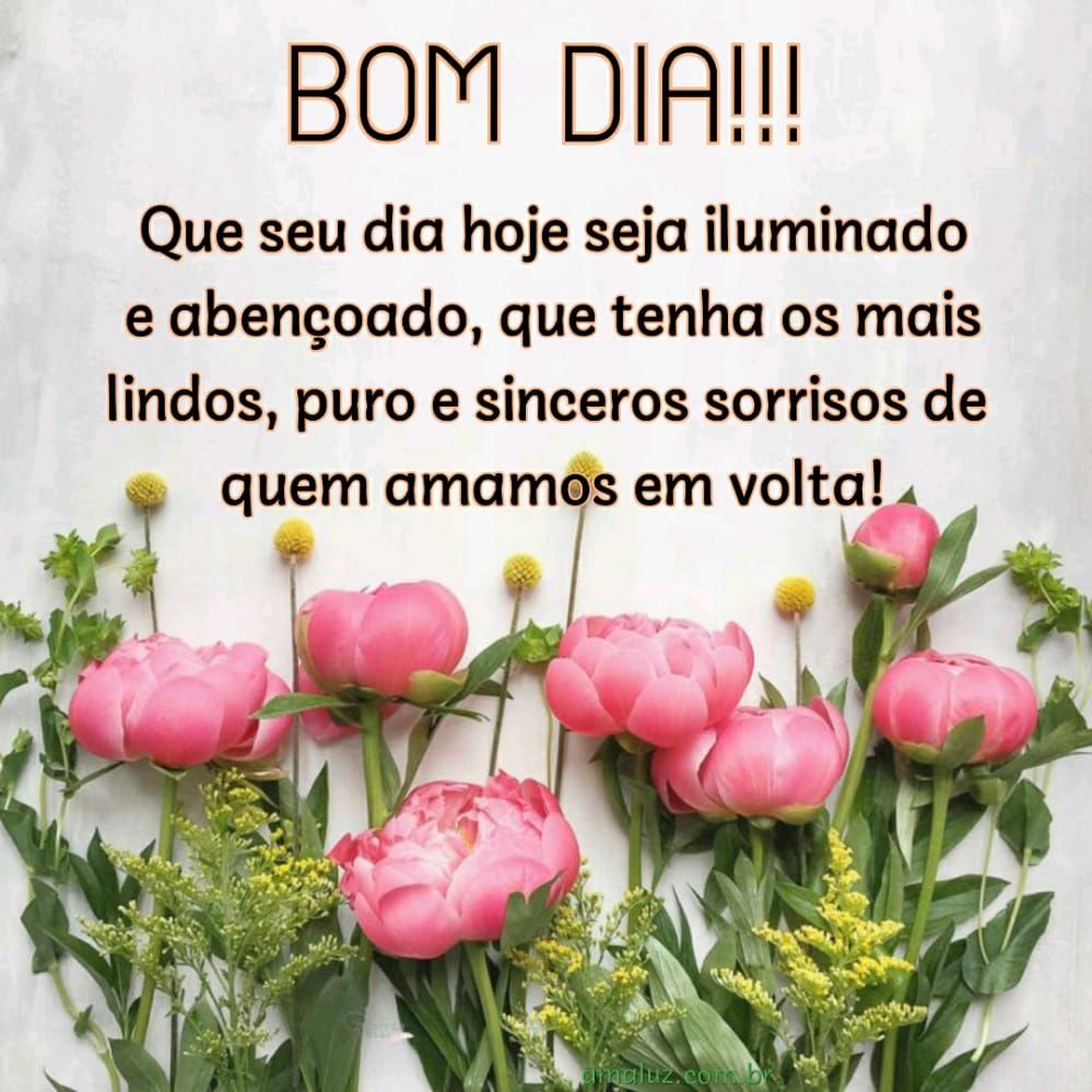 Bom dia feliz e abençoado