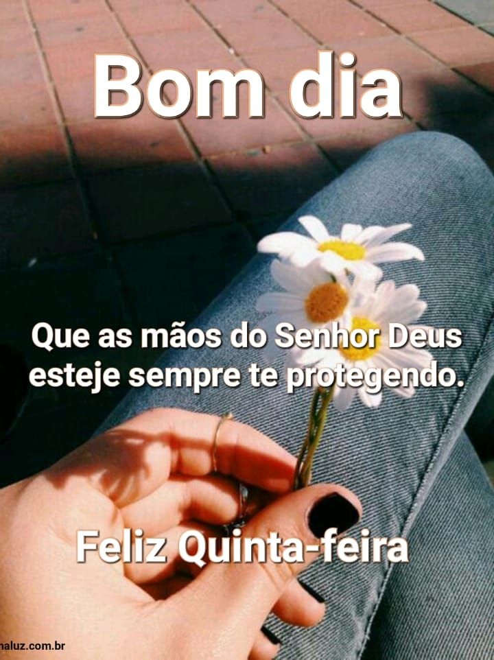 Bom dia que as mãos do senhor Deus esteje sempre te protegendo