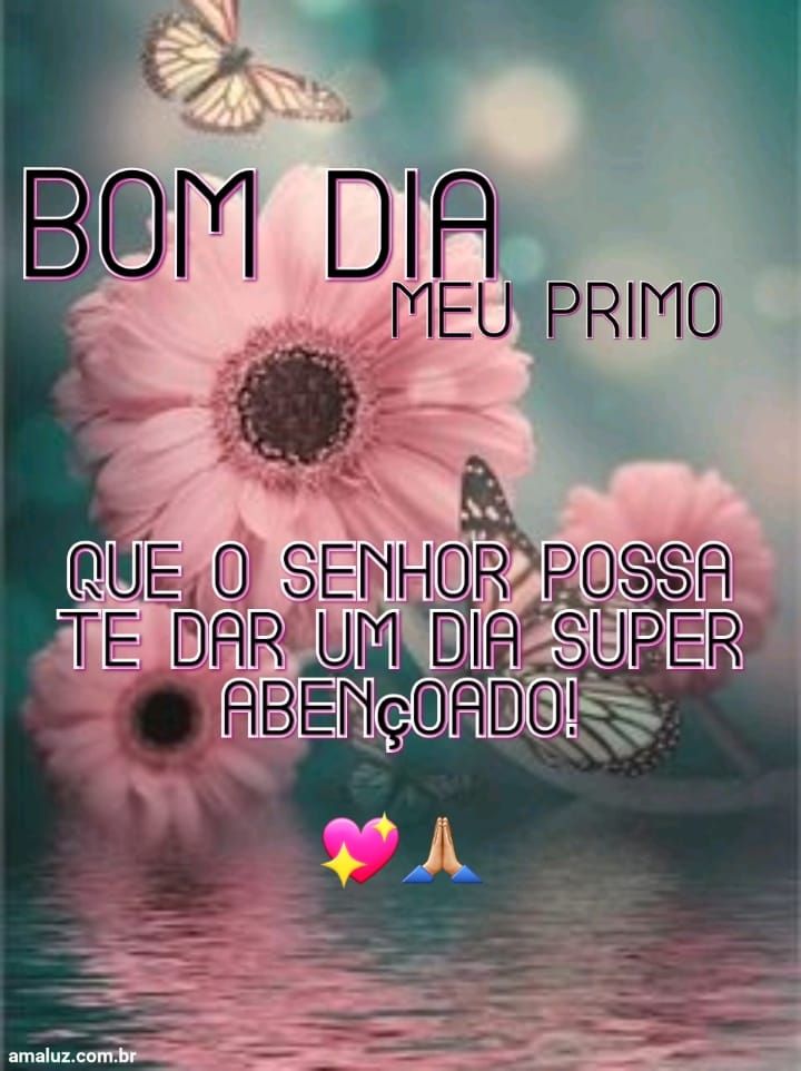 Bom dia que o senhor te dê um dia cheio bençãos meu primo