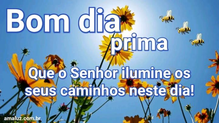 Bom dia que o senhor ilumine os seus passos