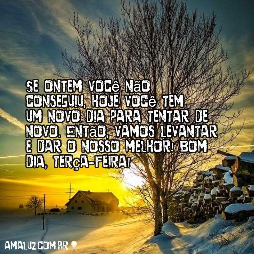 Bom dia terça com carinho