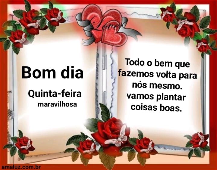 Bom dia vamos plantar coisas boas