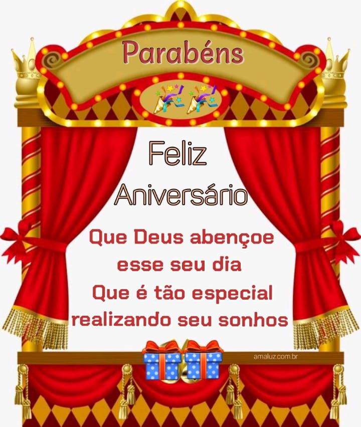 Feliz aniversário que Deus te abençoe nesse seu dia