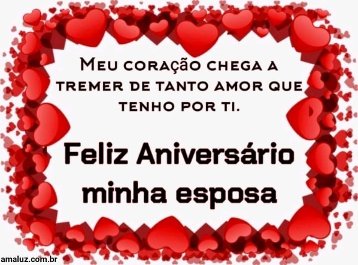 Feliz aniversário te amo muito