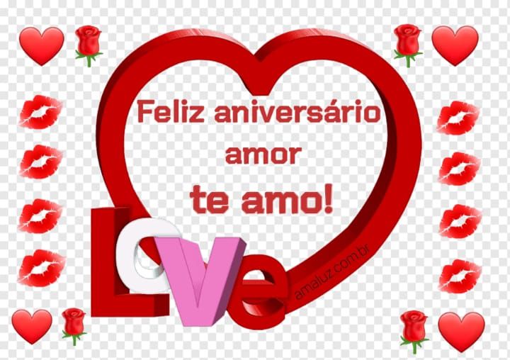 Feliz aniversário te amo