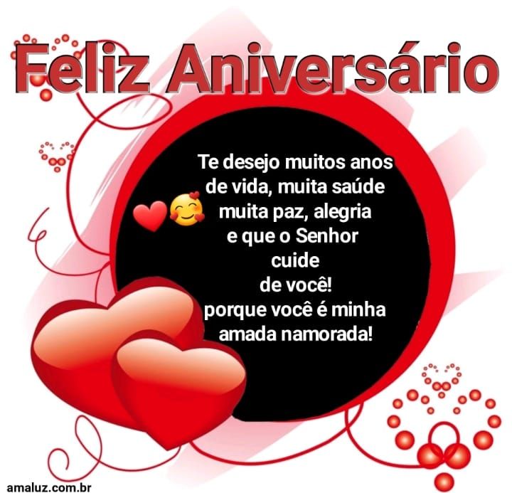 Feliz aniversário te desejo muita paz amor saúde que Deus cuide de você