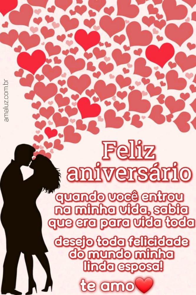 Feliz aniversário você e para sempre na minha vida