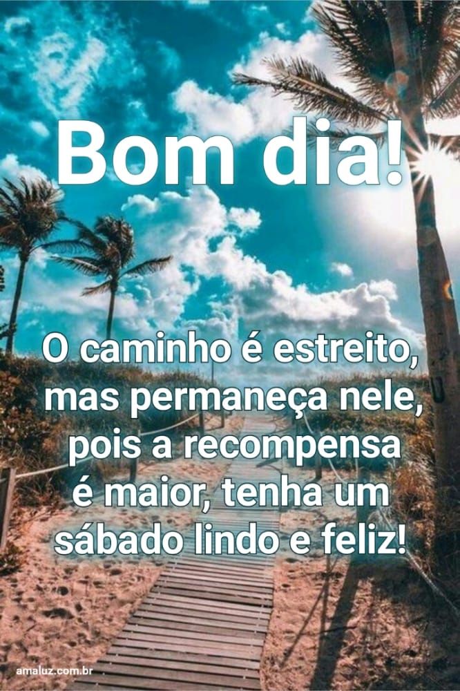 O caminho é estreito mas a recompensa é larga