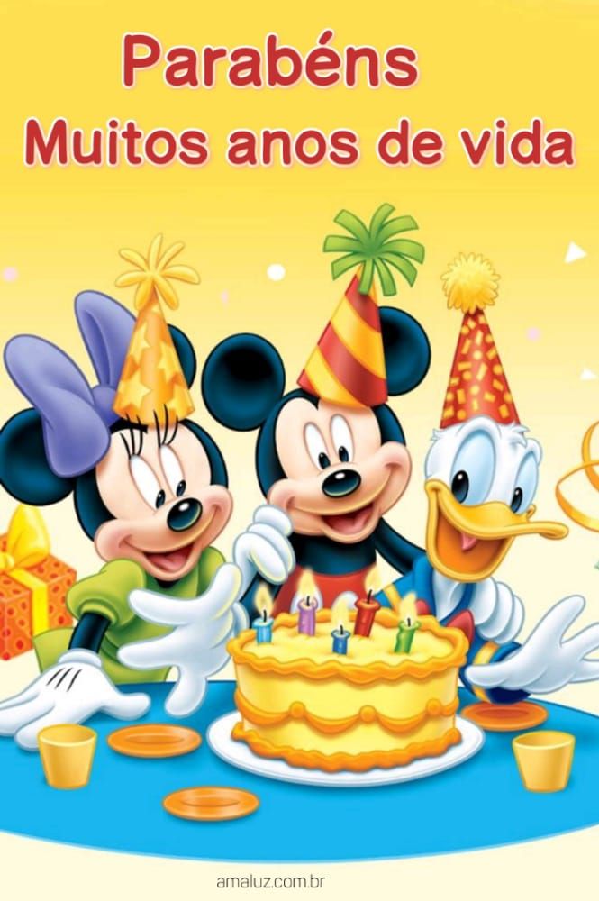 Parabéns muitos anos de vida