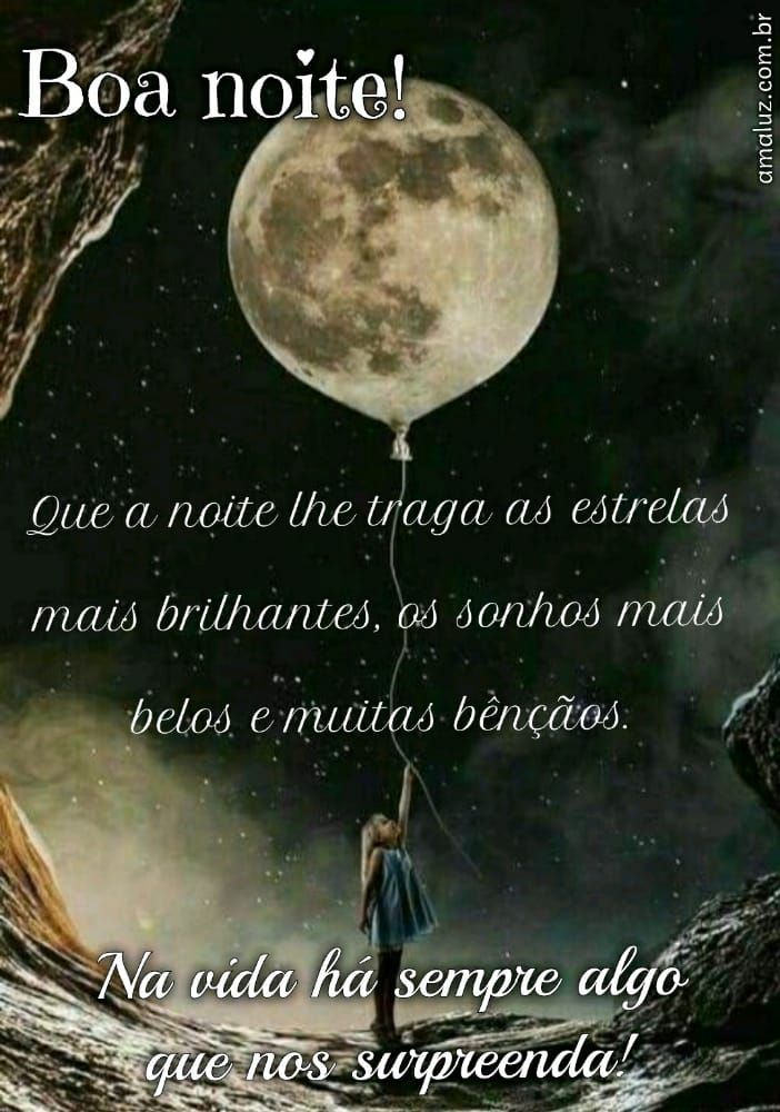 a noite chego tenha uma boa noite de paz