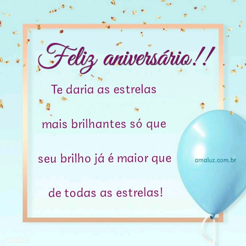 belas mensagens de feliz aniversario