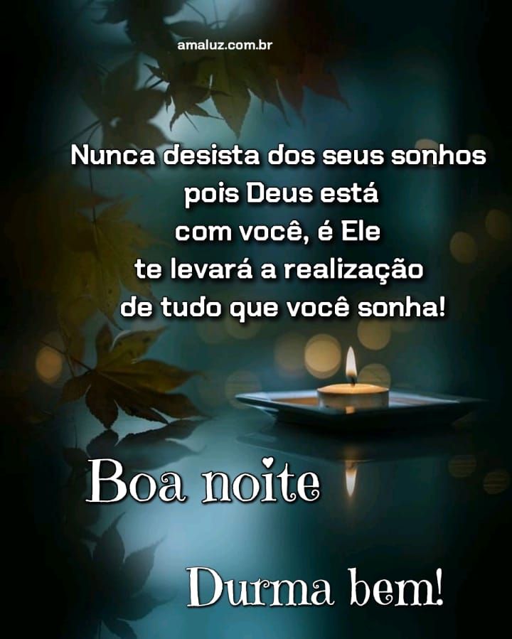 boa noite durma bem