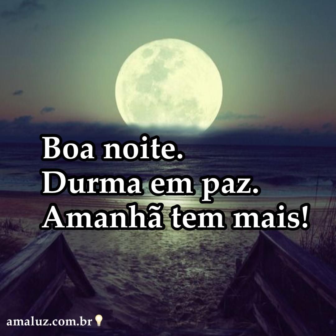 boa noite durma em paz