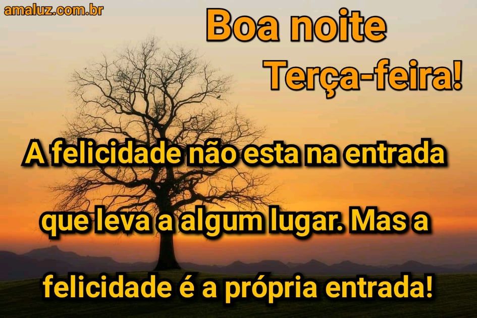 boa noite terça feira terminando