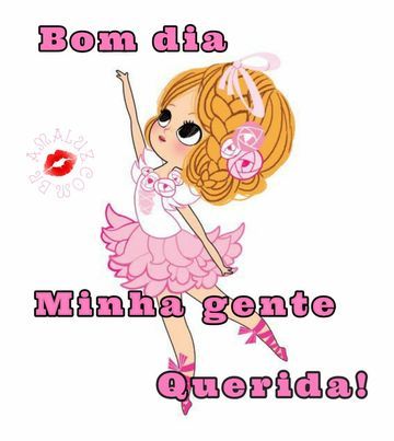 bom dia minha gente figurinha
