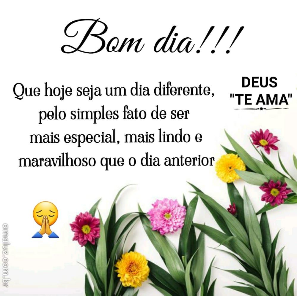 deus te amo bom dia 2021