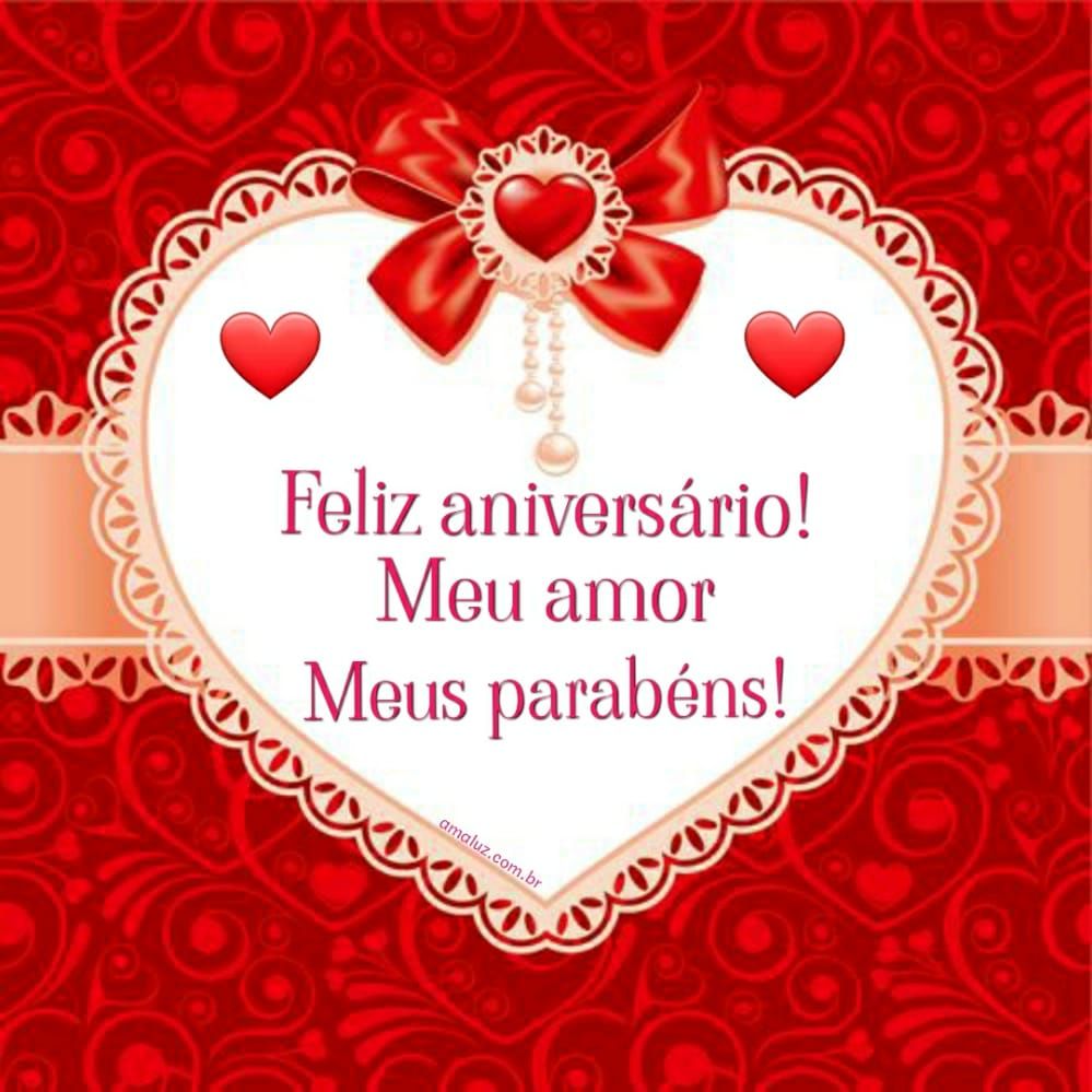 feliz aniversario meu amor parabéns