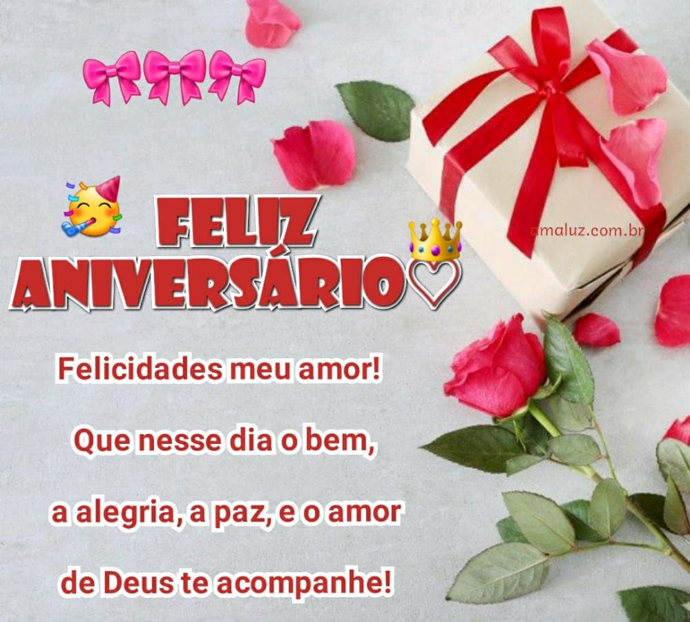 feliz aniversario felicidades meu amor