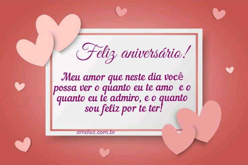 feliz aniversario meu amor