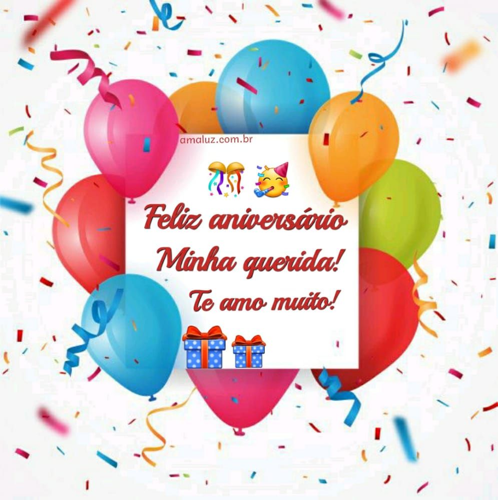 feliz aniversario minha querida