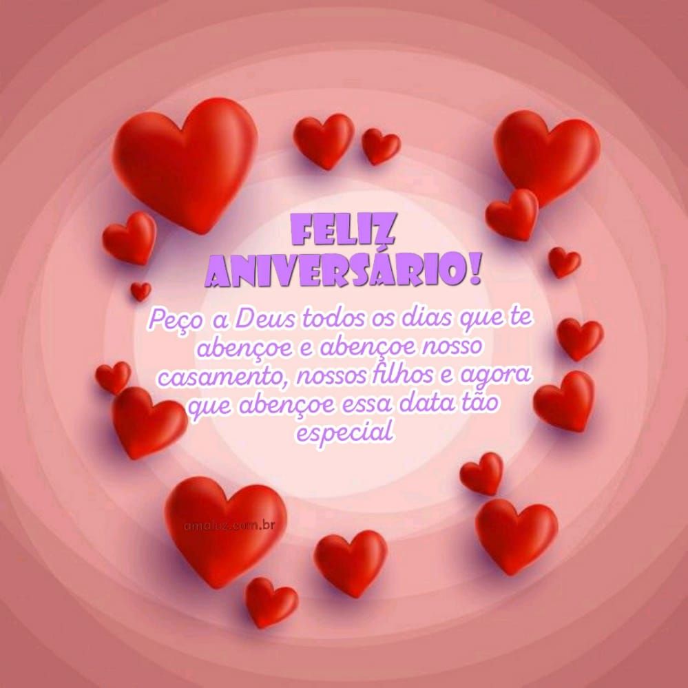 feliz aniversario peço a Deus todos os dias que te abençoe