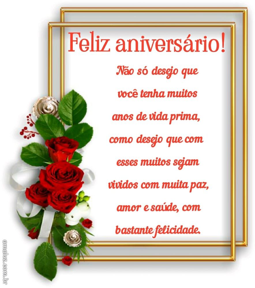 feliz aniversario prima com bastante felicidade