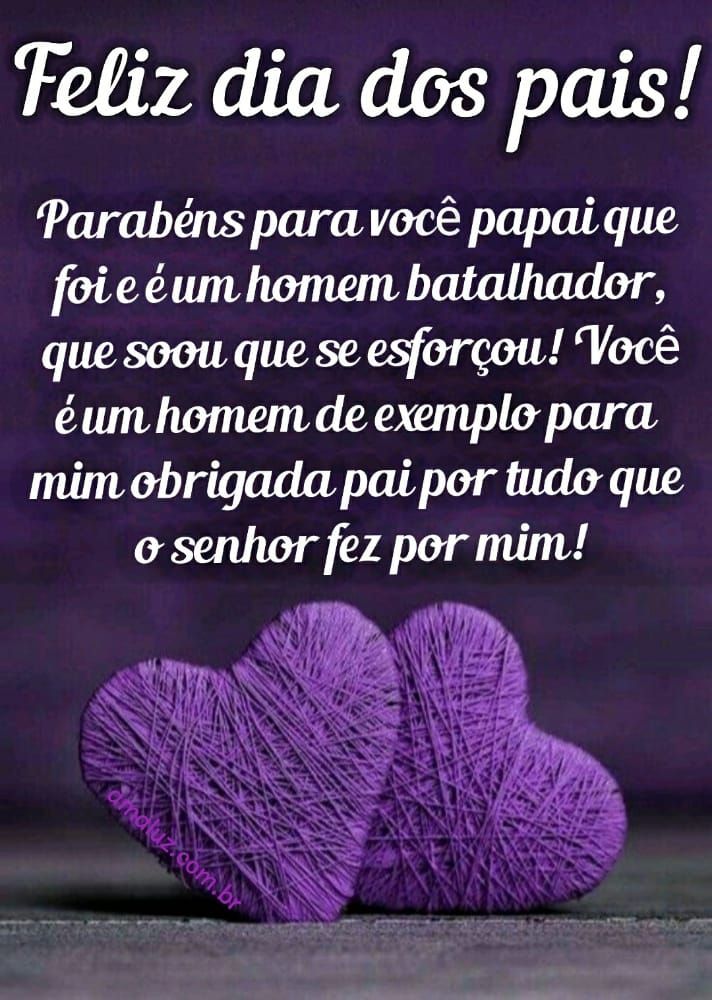 feliz dia dos pais parabéns para você papai