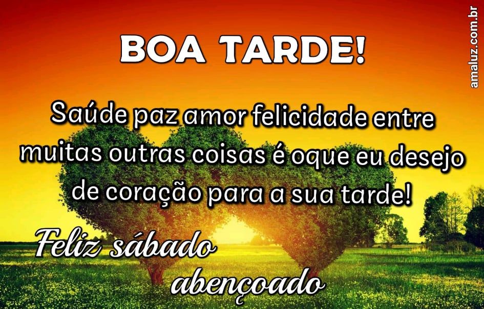 feliz sábado abençoado