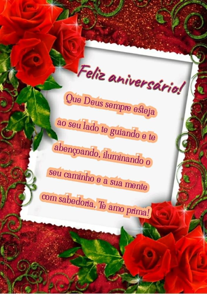imagem bela de feliz aniversario para prima