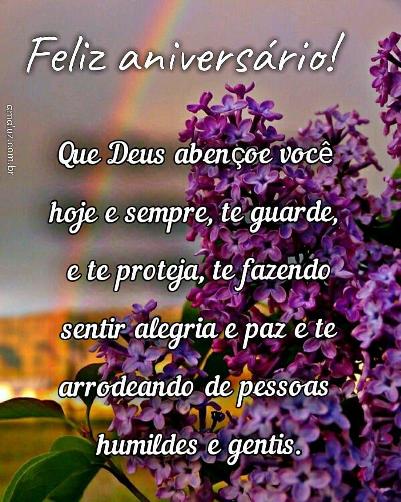 imagem com arco-iris de feliz aniversario para prima