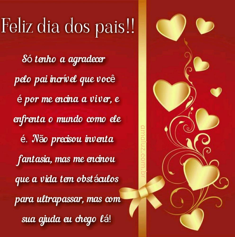 imagem com frase linda de feliz dia dos pais