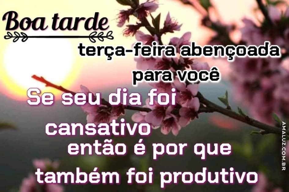 imagem de boa tarde terça feira abençoada