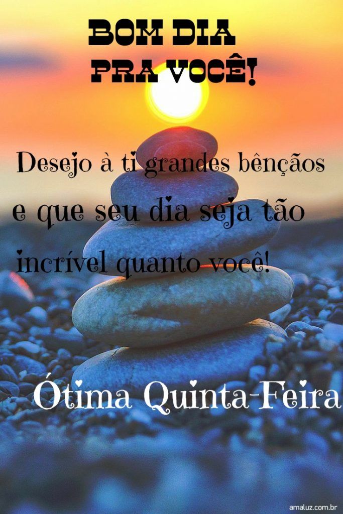 imagem de bom dia e ótima quinta feira