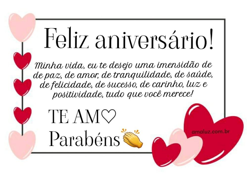 imagem de feliz aniversario para marido com te amo