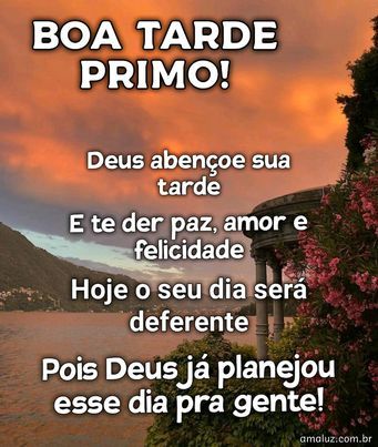 imagem para encanta o seu primo com um boa tarde