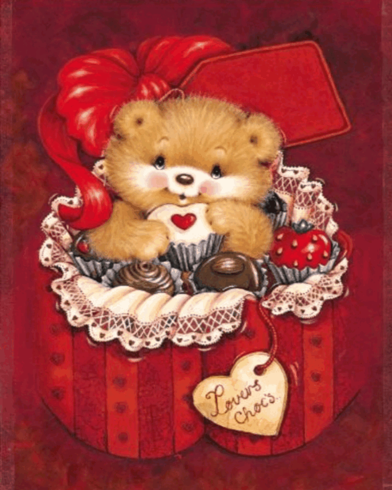 lindo gifs de boa noite com ursinho