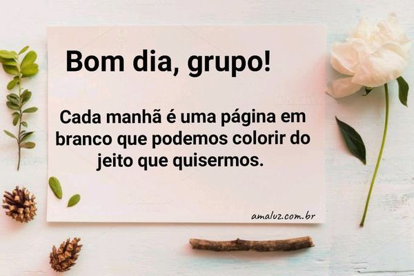 mensagem carinhosa para grupo do whatsapp