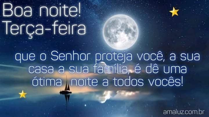 mensagem de boa noite terça feira para whatsapp