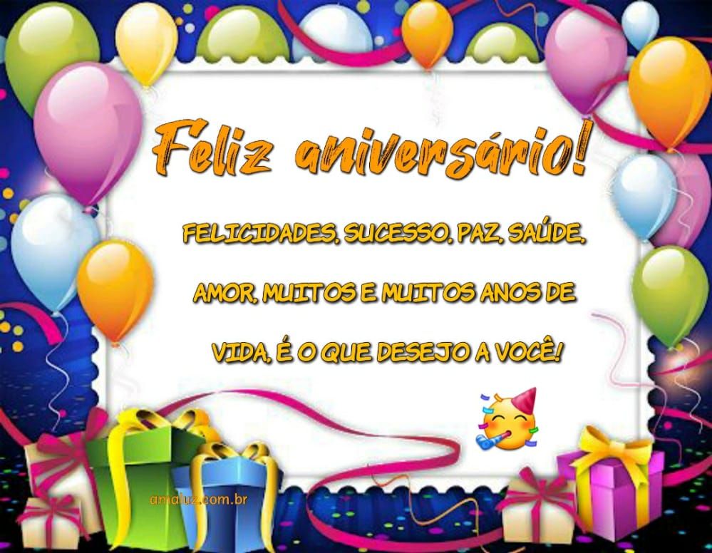 mensagem de feliz aniversario