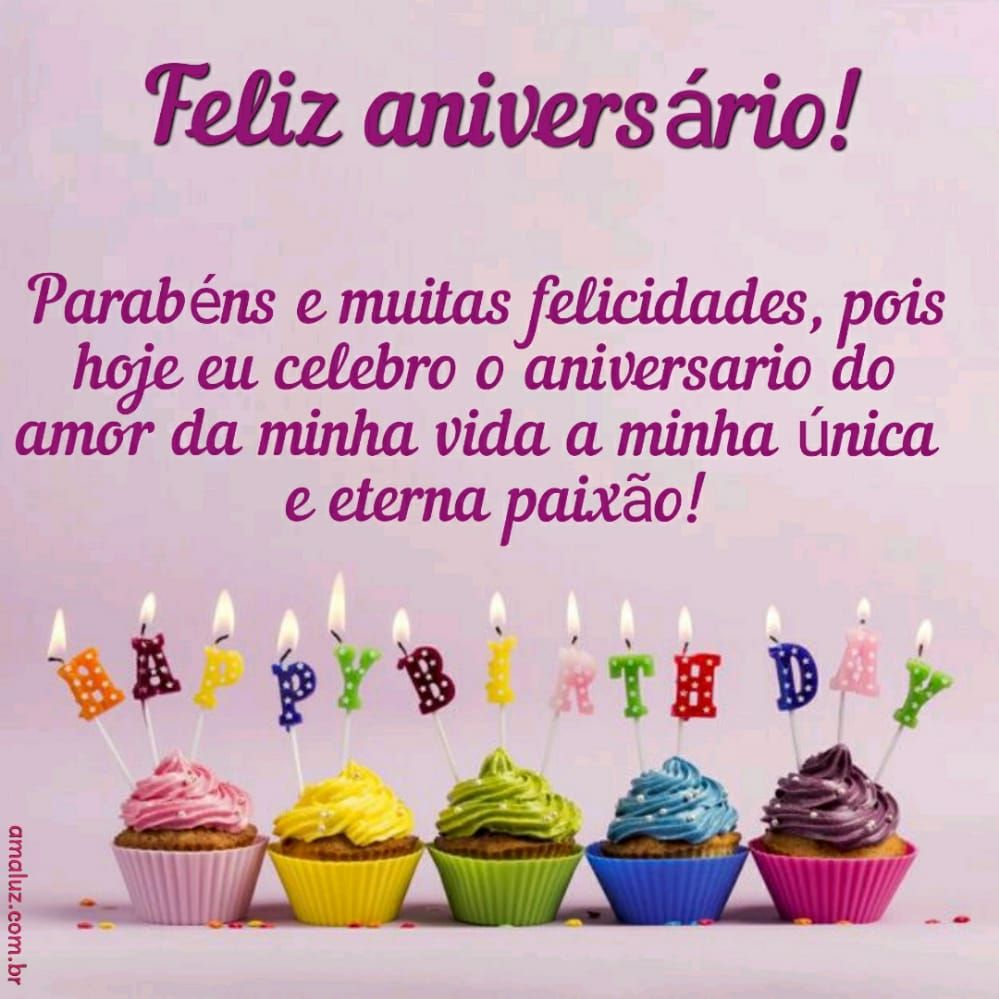 mensagens de feliz aniversario meu amor