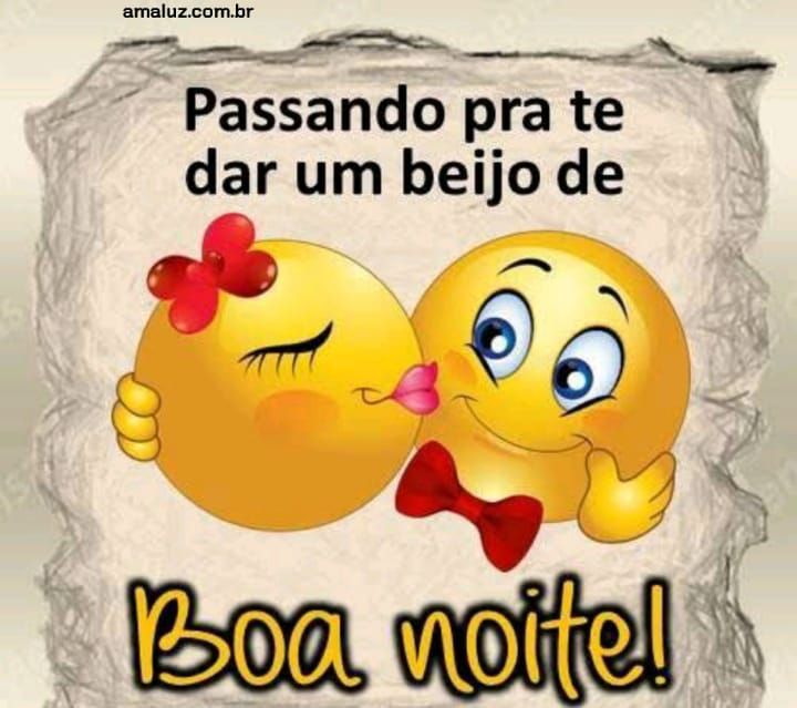 linda figurinha de boa noite