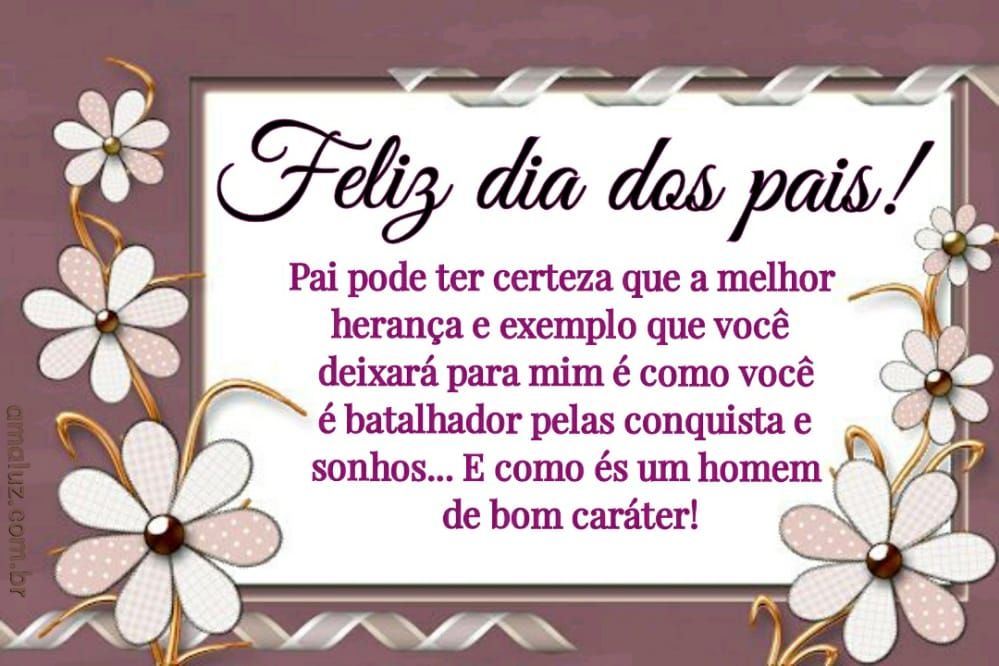 um feliz dia dos pais a todos os pais