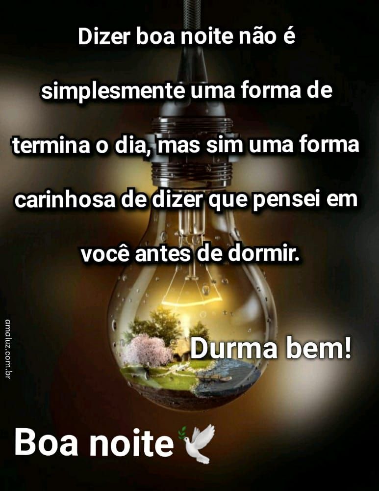 uma boa noite carinhosa
