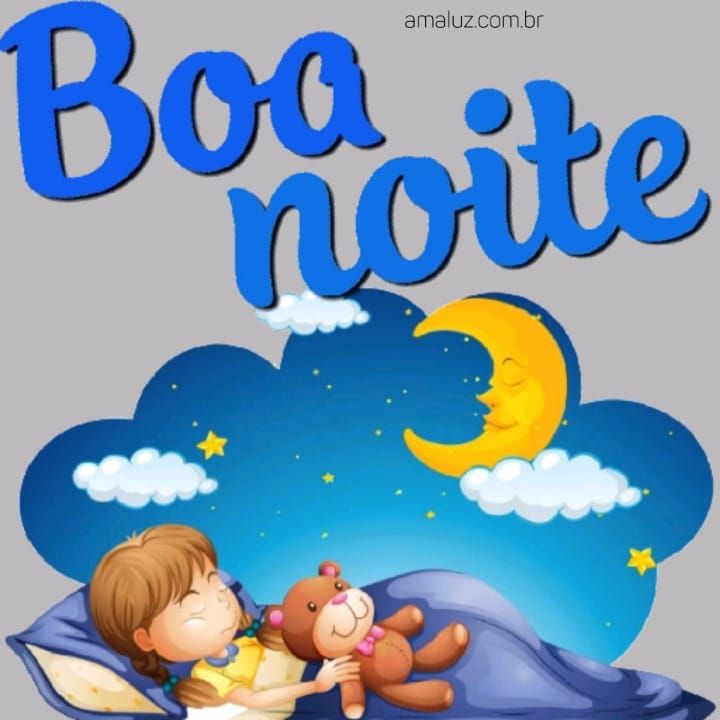 uma boa noite com figurinha